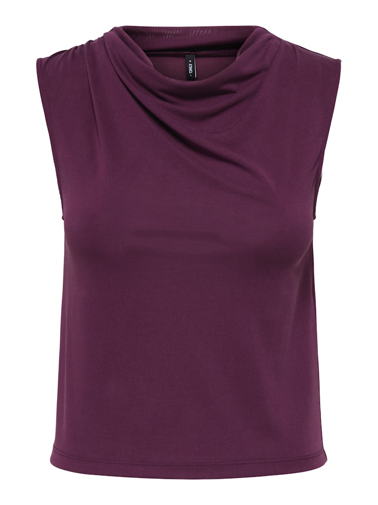 Onlhannah S/l Waterfall Top Jrs - Aubergine