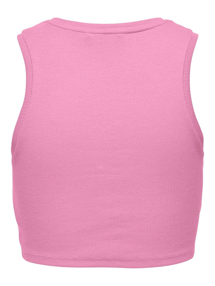 Onlvilma S/l Cropped Tank Top Jrs N - Roze