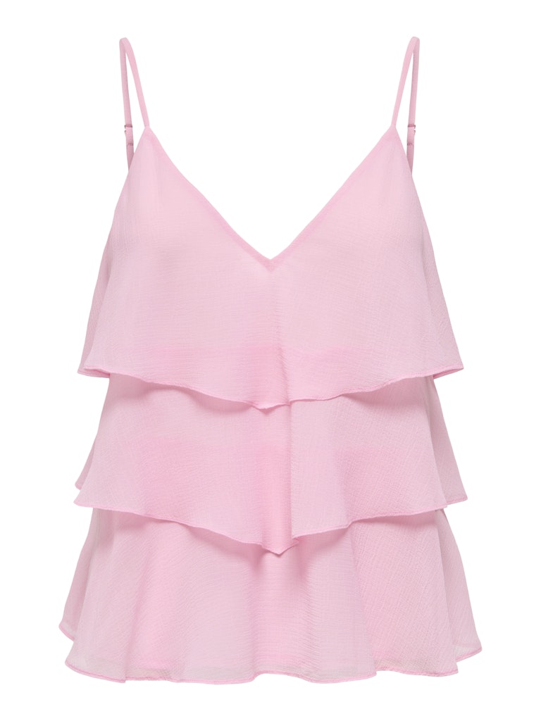 Onllinn Life Flounce Singlet Wvn Noos - Licht Roze