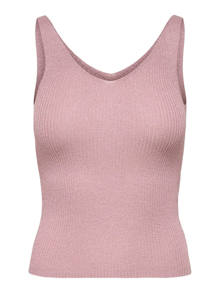 Jdybodilla Lurex S/l Top Knt - Oud Roze