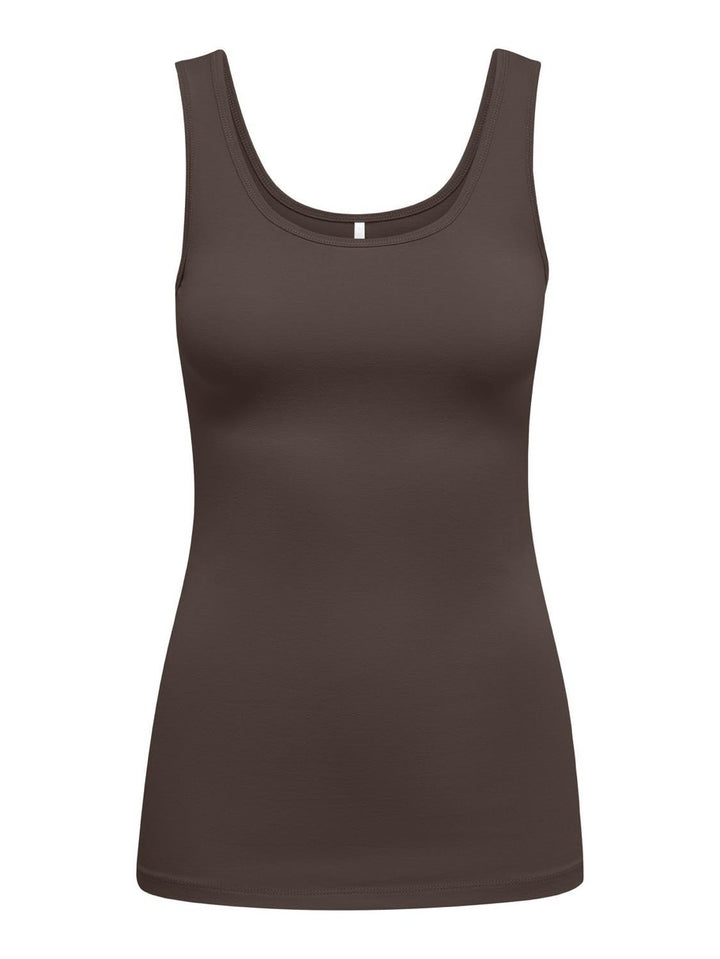Onllive Love S/l Tank Top Noos - Bruin