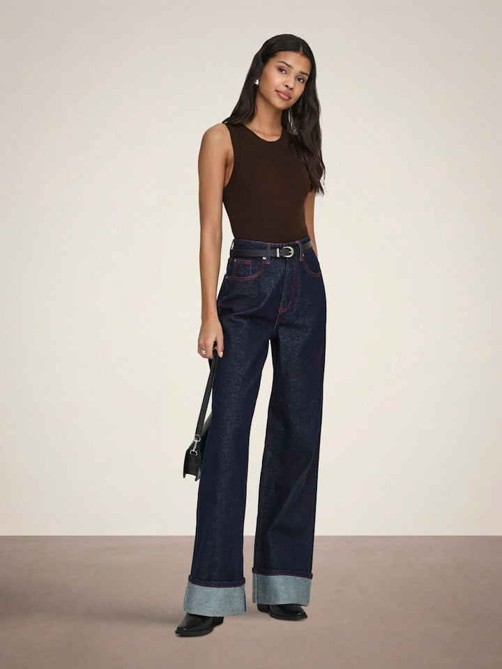 Jdyaya Tank Top Knt Noos - Bruin
