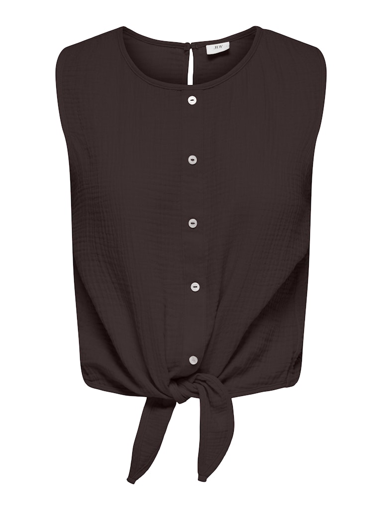 Jdytheis Life Knotbutton Top - Bruin
