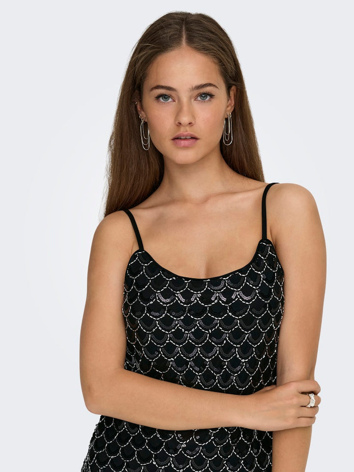 Onllima S/l Shine Top Box Jrs - Zwart