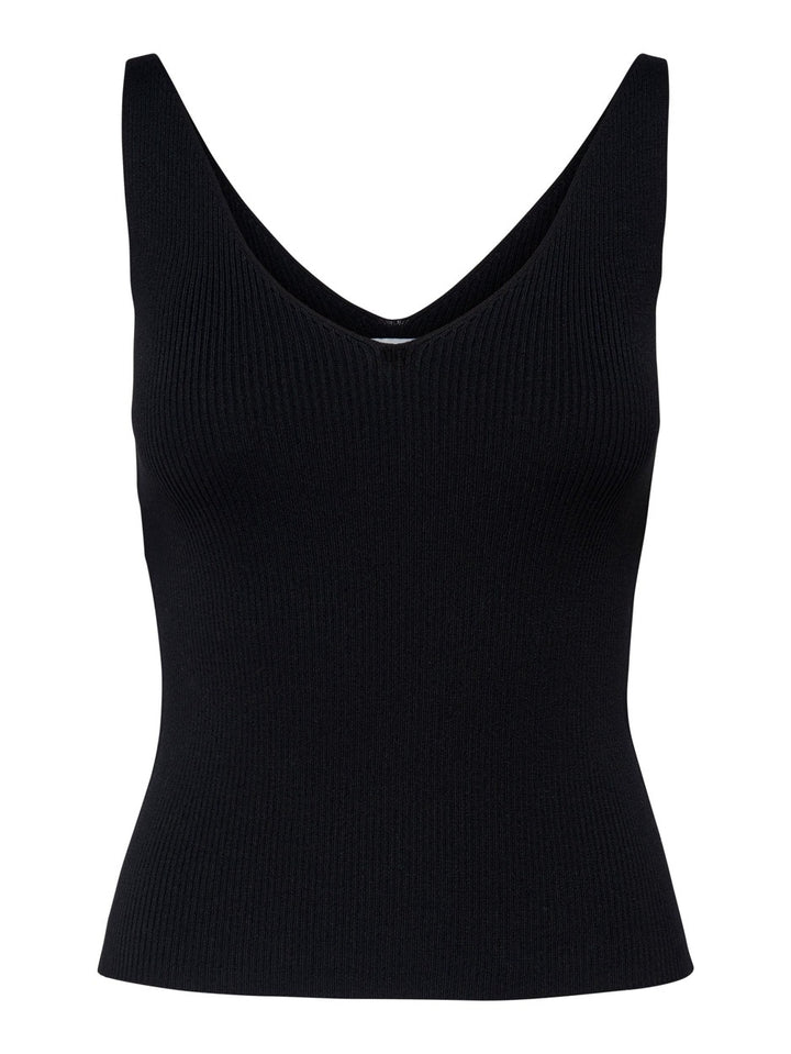 Jdynanna S/l Top Knt Noos - Zwart