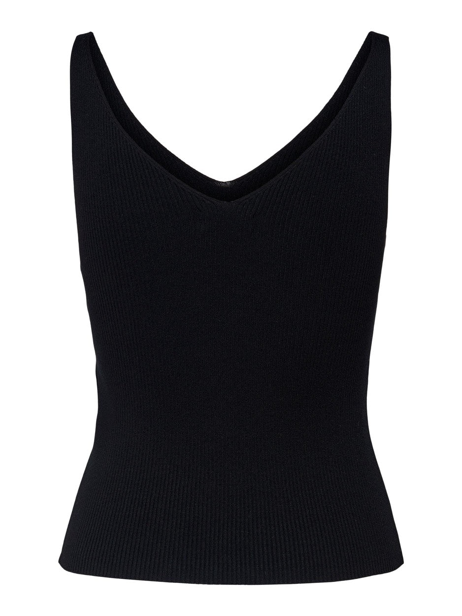 Jdynanna S/l Top Knt Noos - Zwart