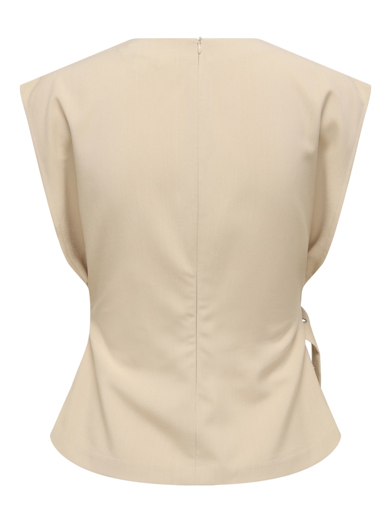 Onlterra S/l Belt Top Wvn Sud - Zand