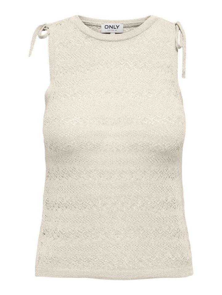 Onlaggie Sl Glitter O-neck Knt - Beige