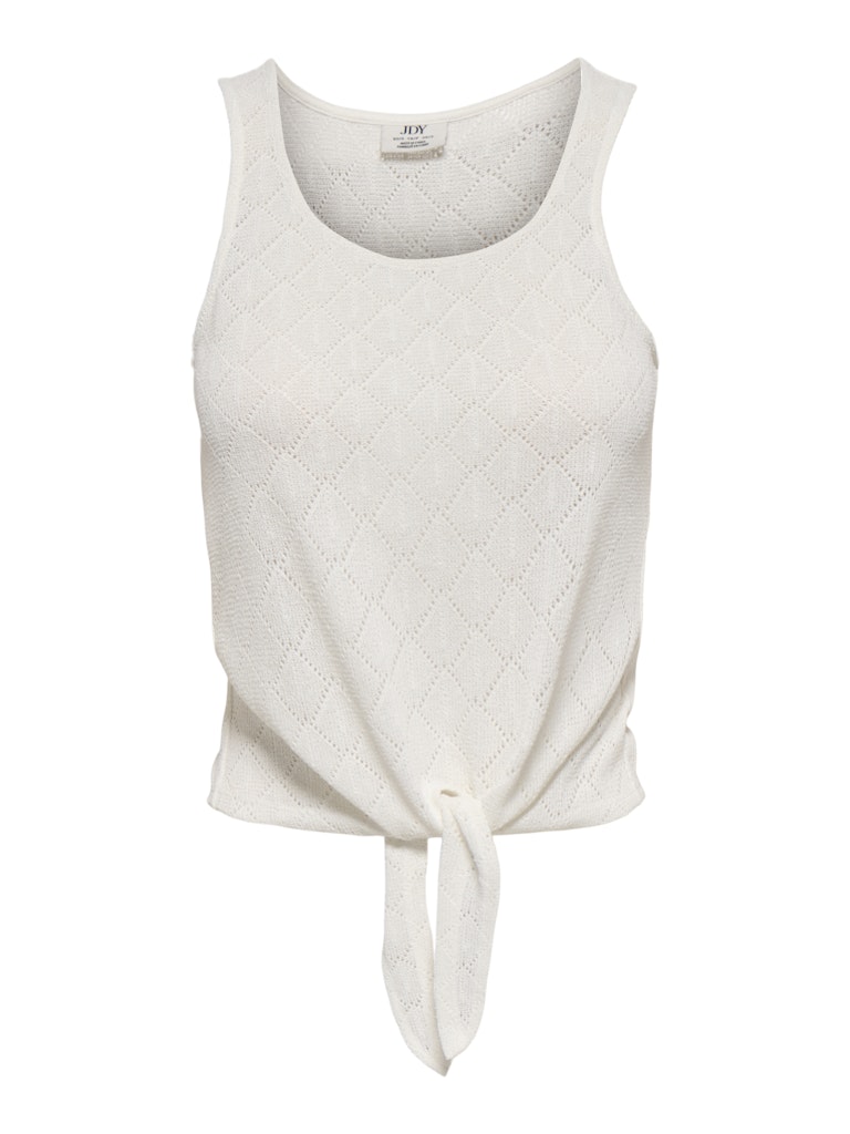 Jdyviola Life S/l Knot Top Jrs - Wit Dessin