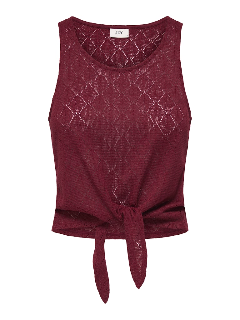 Jdyviola Life S/l Knot Top Jrs - Rood Dessin