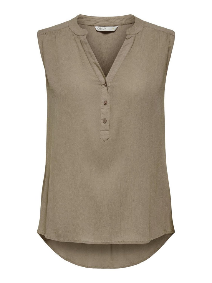 Onljette Life S/l Top Wvn Noos - Taupe