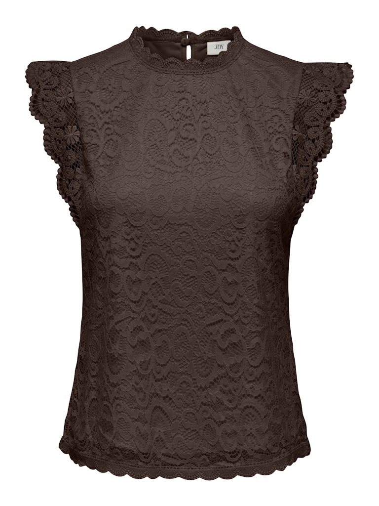 Jdylotas S/l Lace Top Jrs - Bruin Dessin