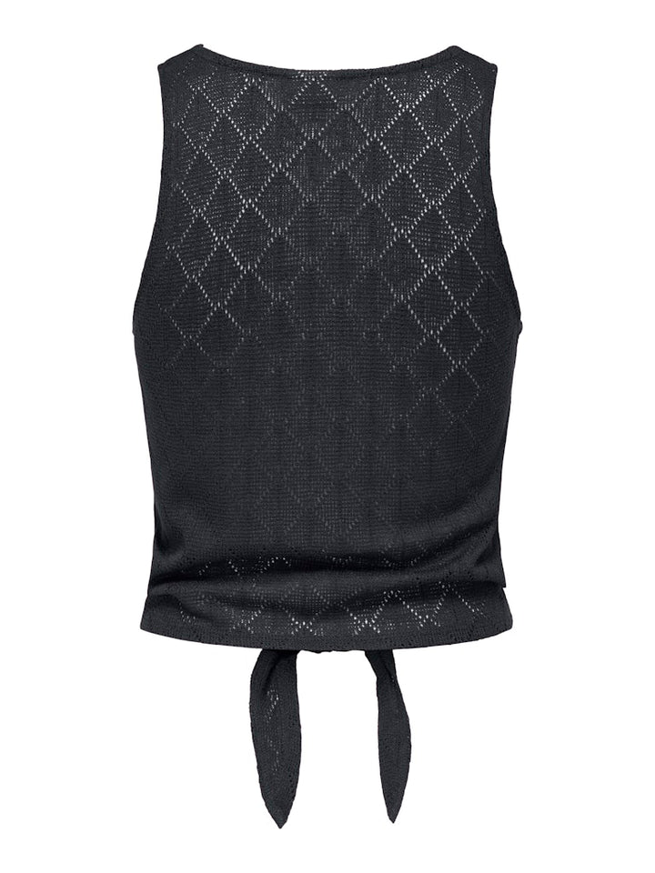 Jdyviola Life S/l Knot Top Jrs - Zwart