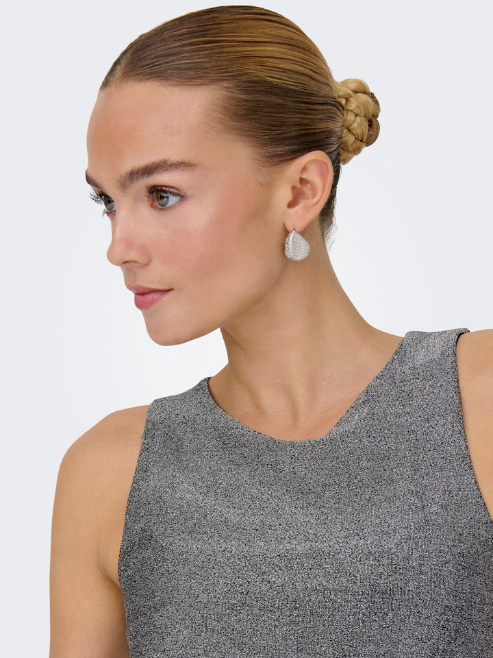 Jdyanni S/l O Neck Tank Top Jrs Dia - Zilverkleurig