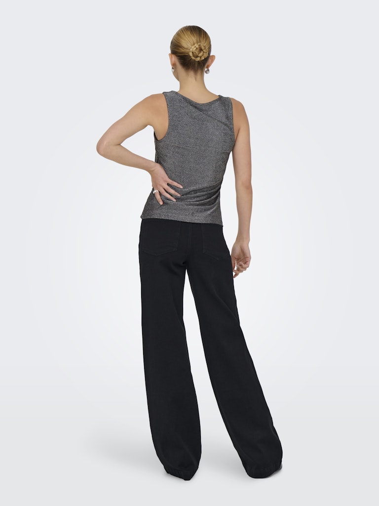 Jdyanni S/l O Neck Tank Top Jrs Dia - Zilverkleurig