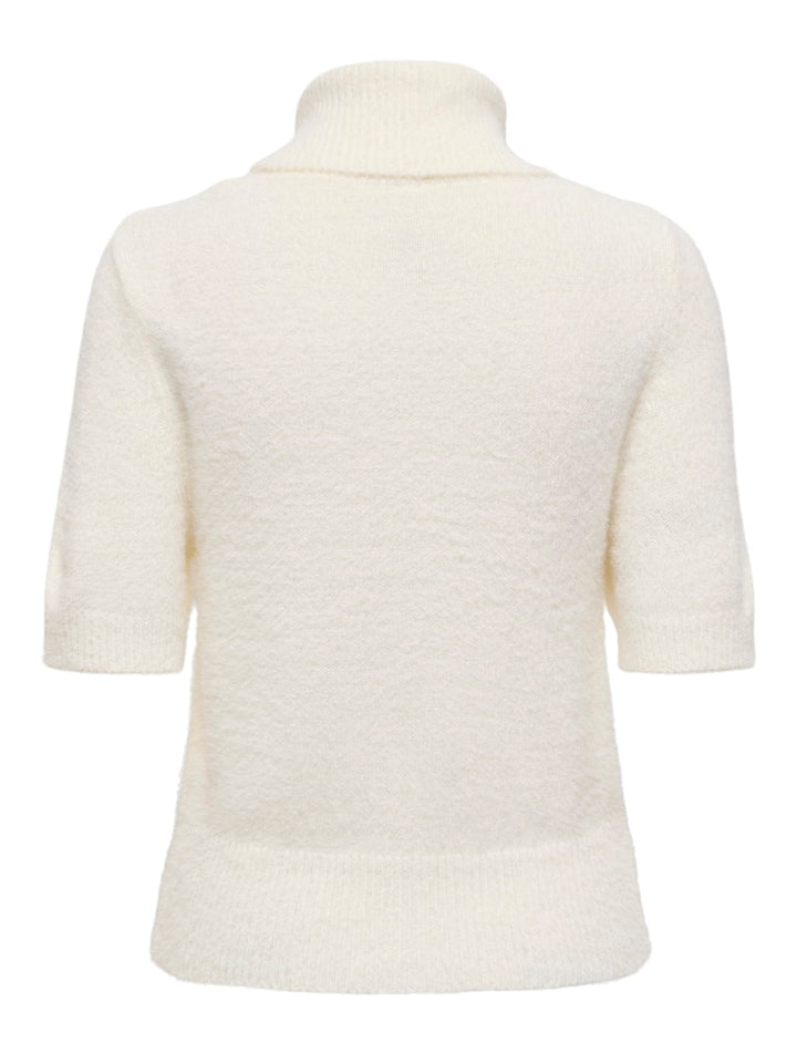 Onlpiumo Ss Highneck Knt - Off-white