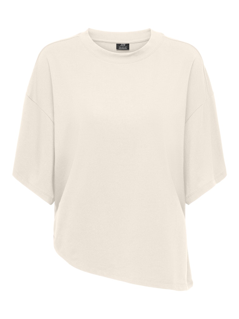 Jdyida S/s Assymetric Top Jrs - Ecru
