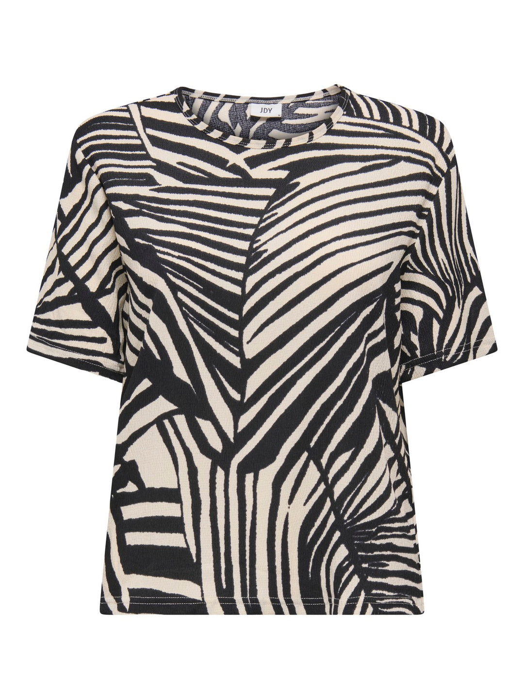 Jdydebbie S/s Top Jrs - Ecru Dessin