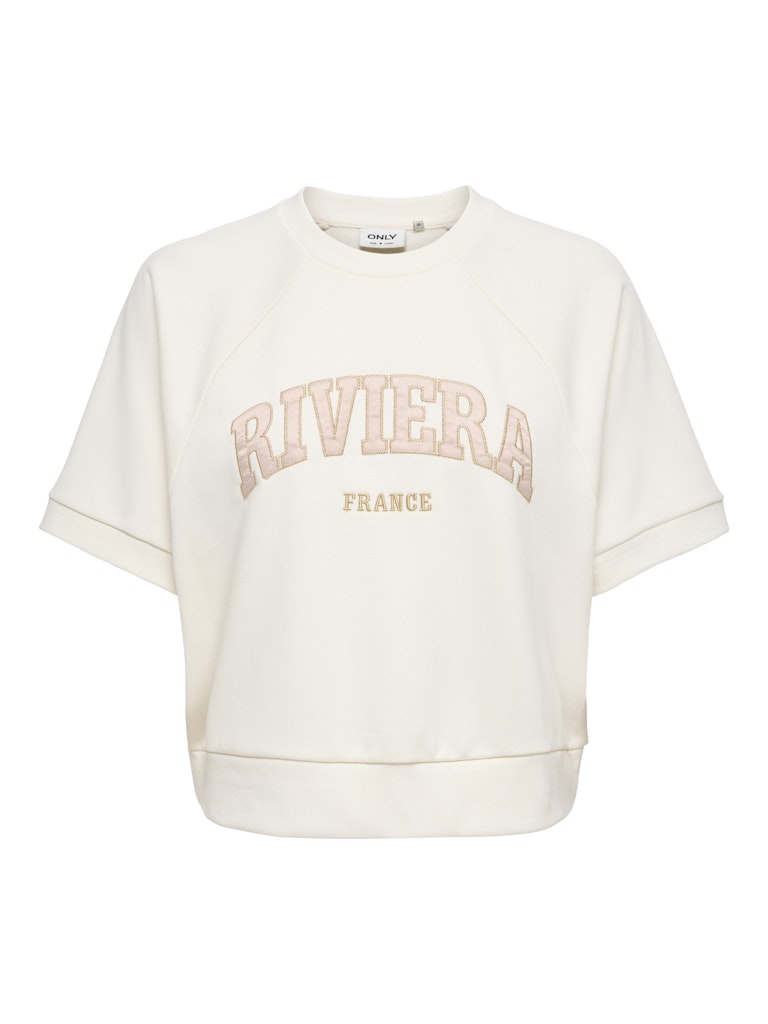 Onldaze S/s Raglan Ub Swt - Wit Dessin