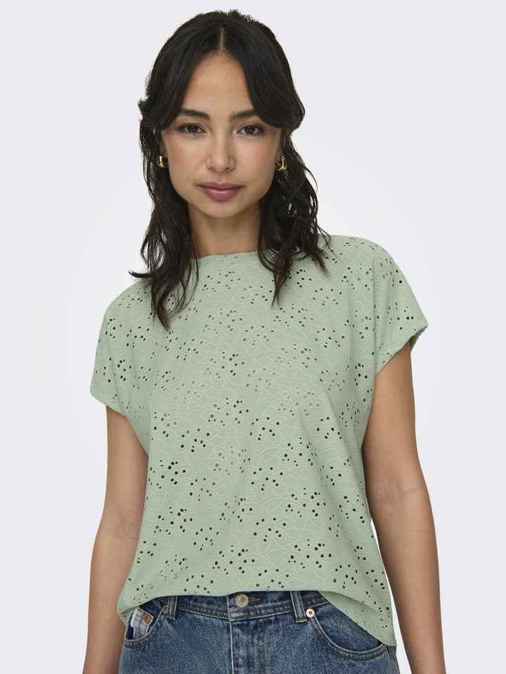 Onlsmilla S/s Top Jrs Noos - Mint