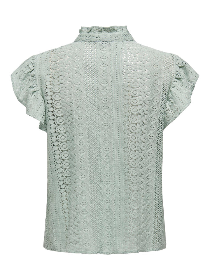 Onlgabina Cap Sleeve Top Wvn - Olijf