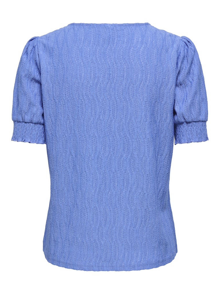 Onldiana S/s V-neck Top Cs Jrs - Lichtblauw