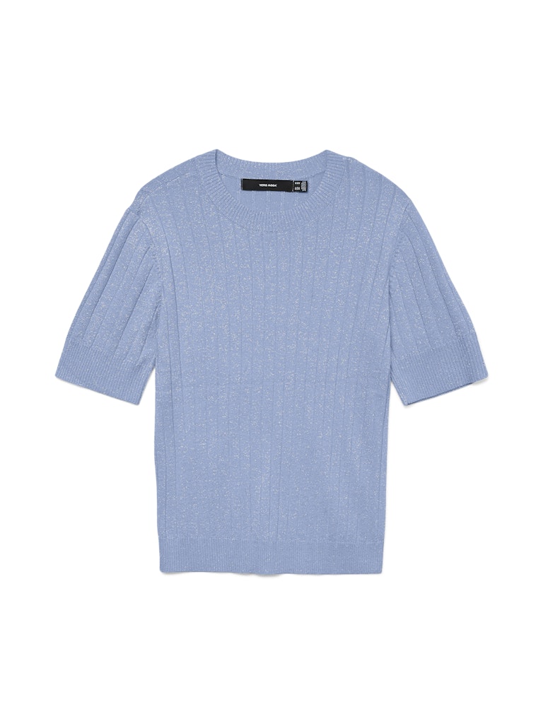 Vmblow Ss O-neck Top Ga - Lichtblauw