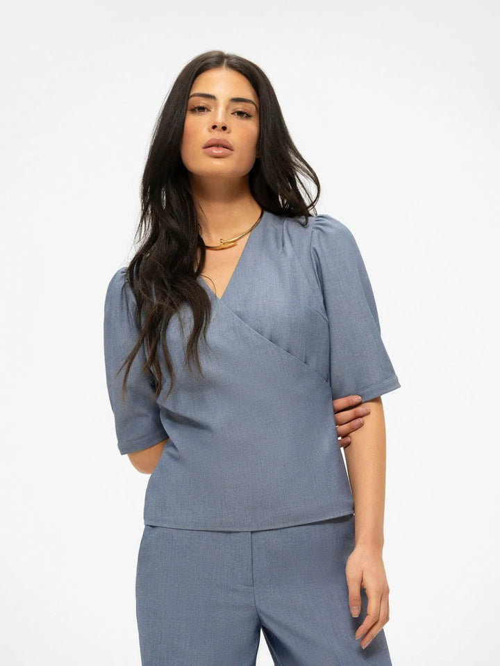 Parisa Blouse - Blue Denim