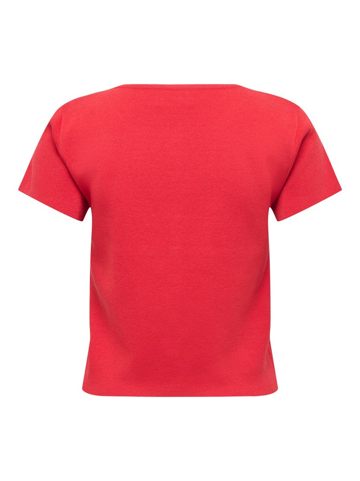 Jdyastra S/s Cardigan Knt - Rood