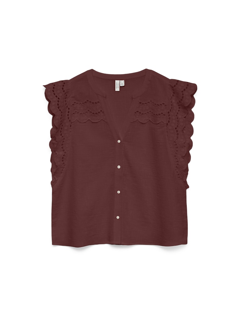 Vmjayla S/l Top Wvn Btq Ga - Bordeaux