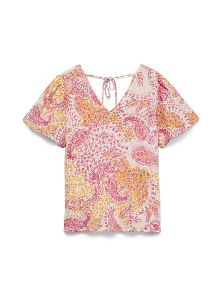Vmnina 2/4 Short Top Exp - Roze Dessin