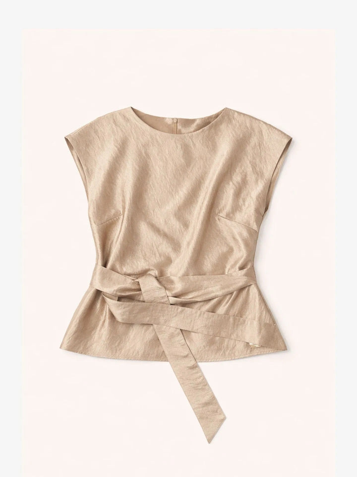 Porlamar Top - Goudkleurig
