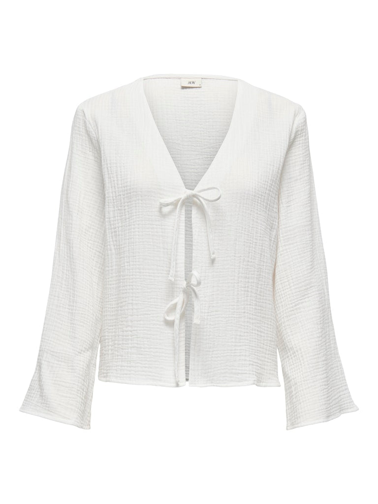 Jdytheis Life L/s Top Wvn Noos - Wit
