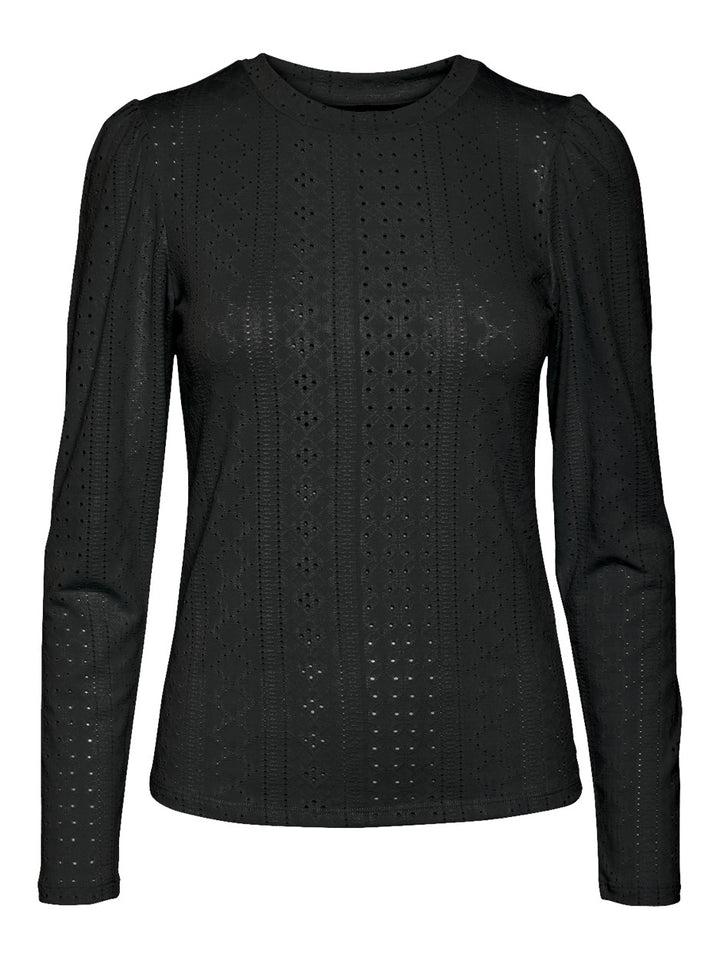 Vmbilli Ls Top Jrs Boo - Zwart