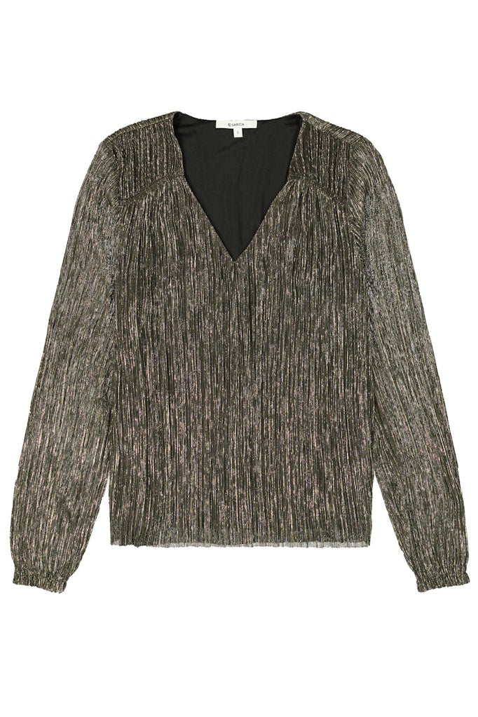 Lurex Top Ls - Goudkleurig