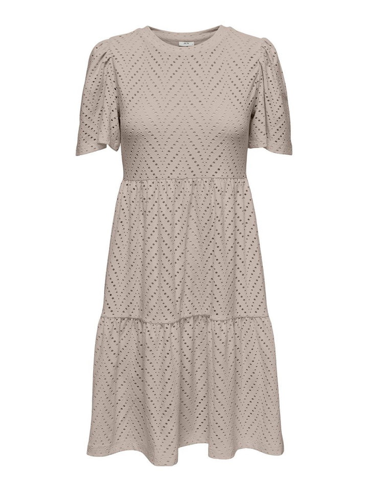 Jdycarla Cathinka S/s Dress Jrs Noo - Beige