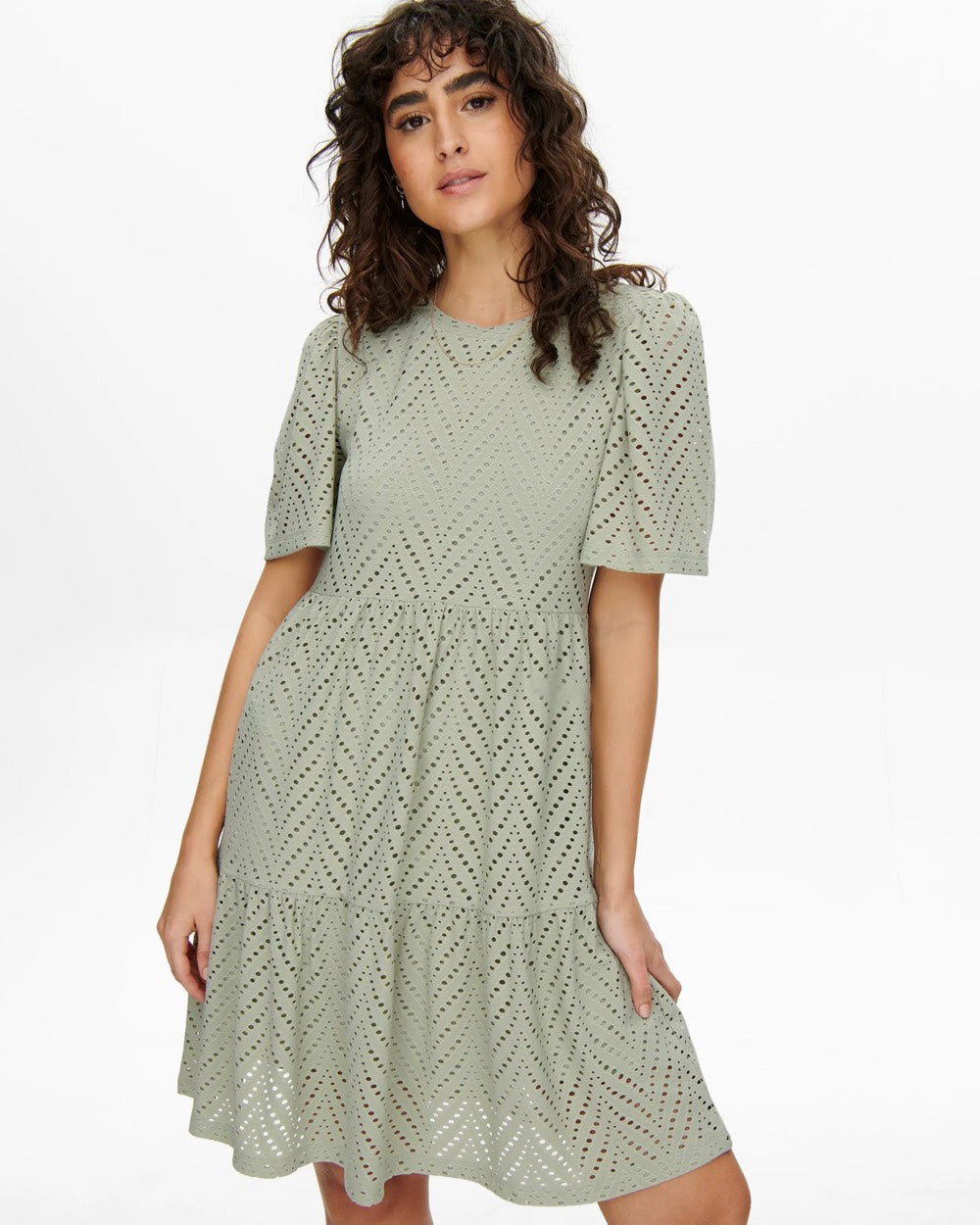 Jdycarla Cathinka S/s Dress Jrs Noo - Mint