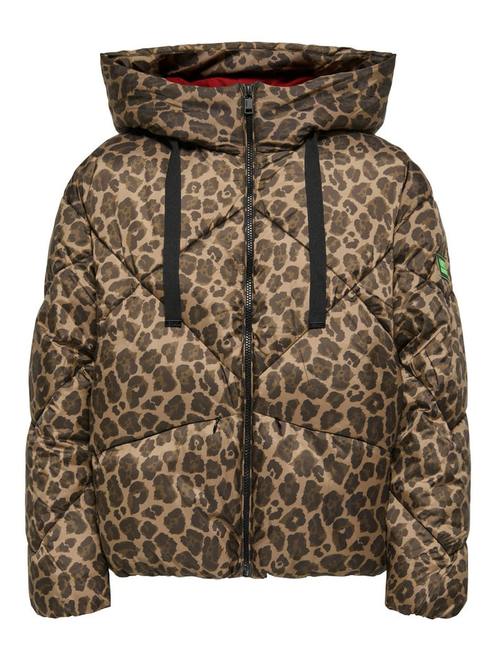 Onlasti Life Short Puffer Jacket Cc Otw - Bruin Dessin