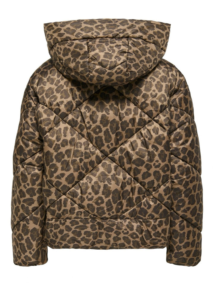 Onlasti Life Short Puffer Jacket Cc Otw - Bruin Dessin