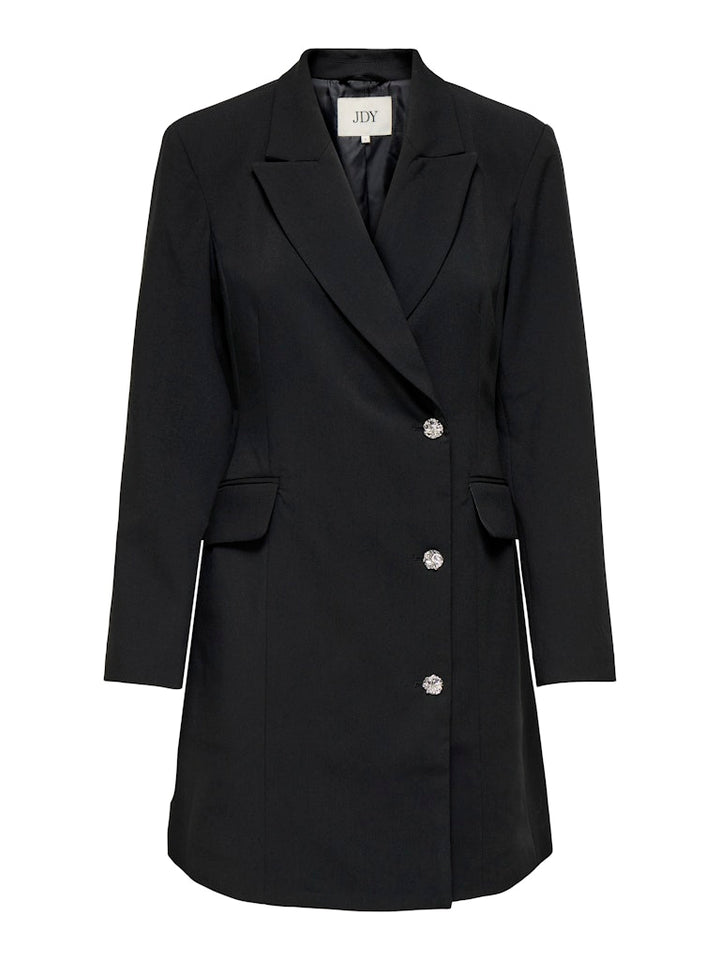 Jdyjanet L/s Blazer Dress Tlr - Zwart