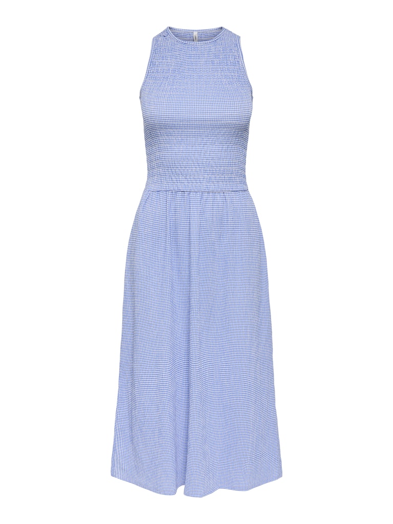 Onlcelle Life S/l Smock Dress Jrs - Blauw Dessin
