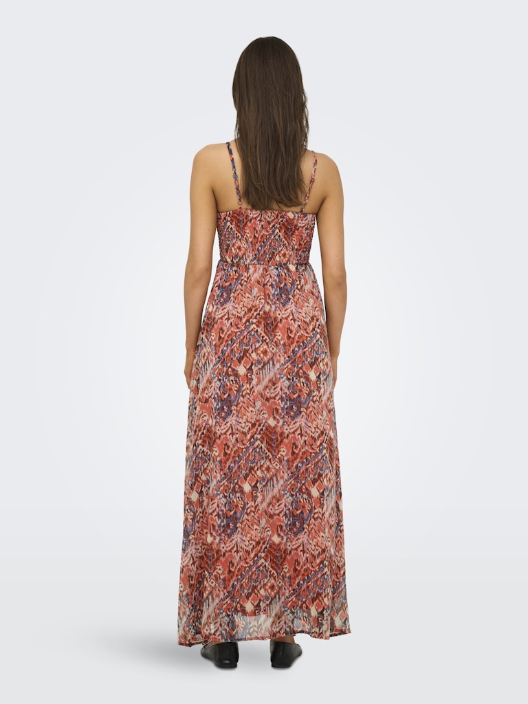Onlelena Vikki Strap Ank Dress Noos Wvn - Roze Dessin