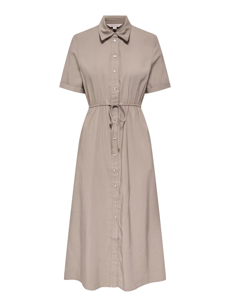 Onlaris Life 2/4 Shirt Dress Wvn Cc - Taupe