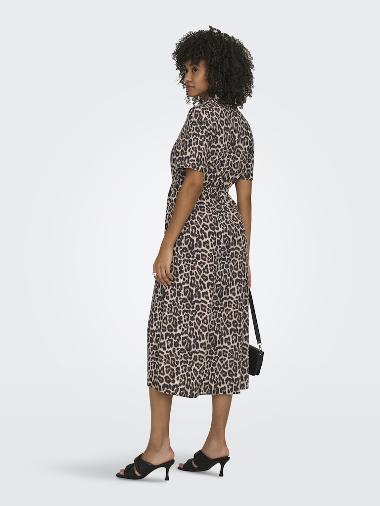 Onlaris Life 2/4 Shirt Dress Wvn Cc - Bruin Dessin