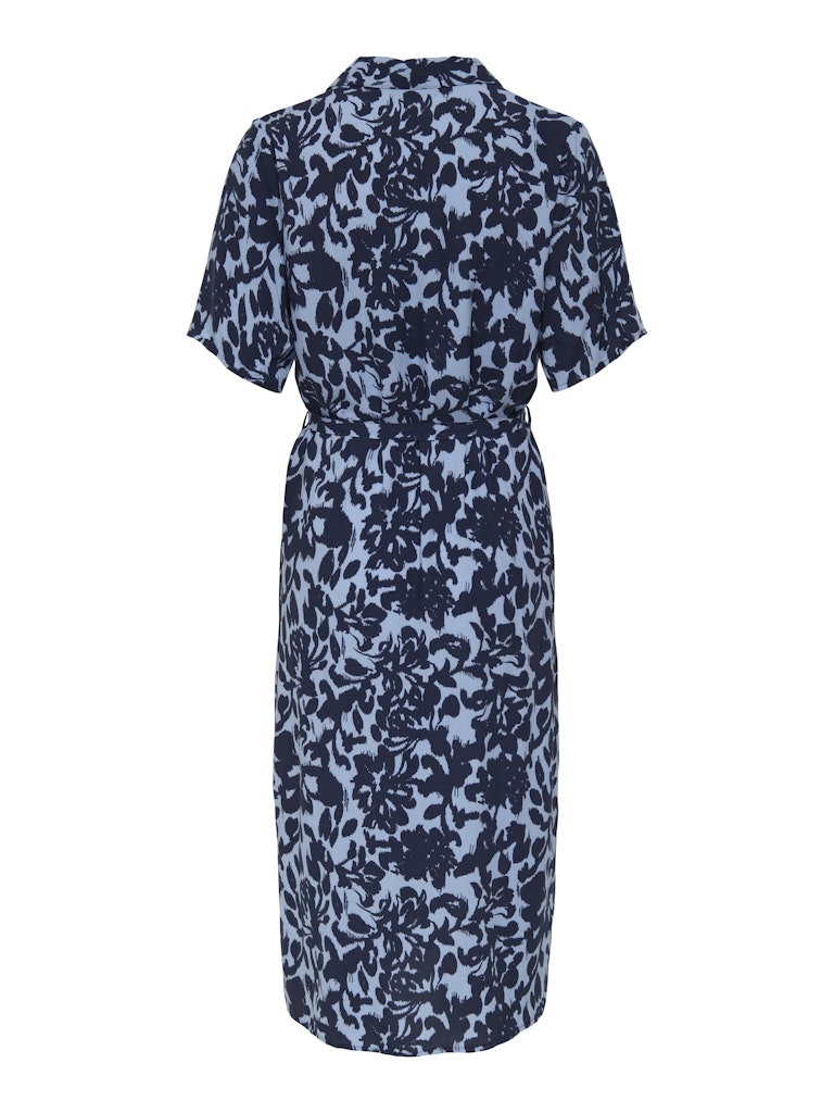 Onlyasmin S/s Shirt Dress Wvn Noos - Blauw Dessin