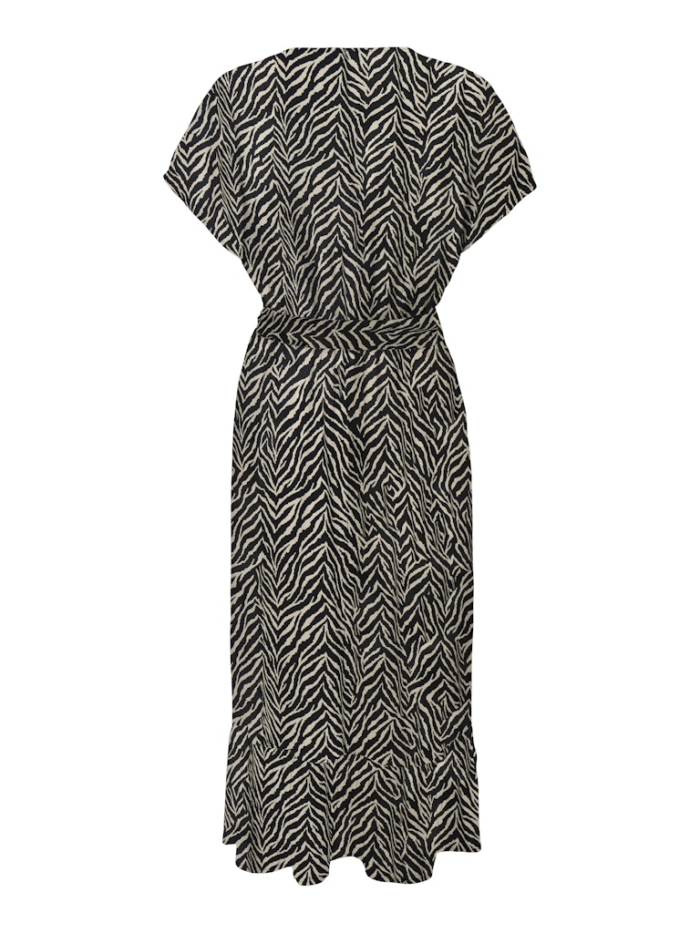 Onlzilla Adele Ss Long Dress Noos Wvn - Zwart Dessin