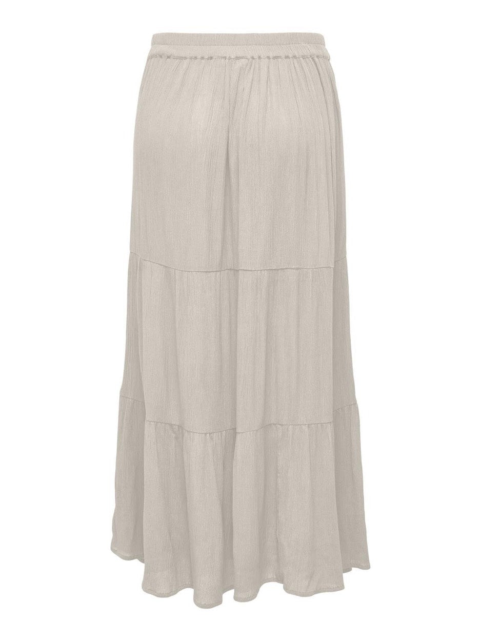 Onlmikka Life Long Skirt Wvn Noos - Beige