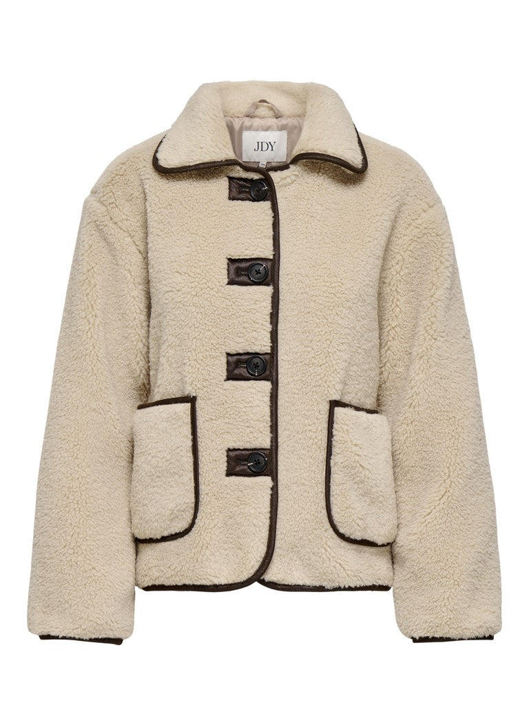 Jdynoella Life Teddy Jacket Otw Noos - Beige