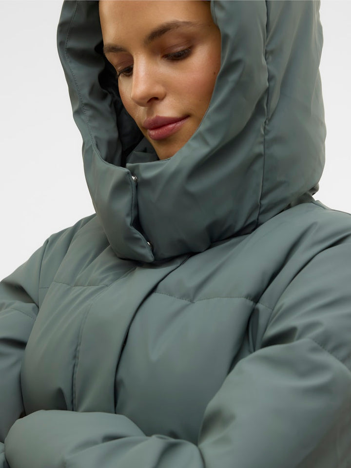 Vmgretakylie Short Coated Jacket Noos - Olijf