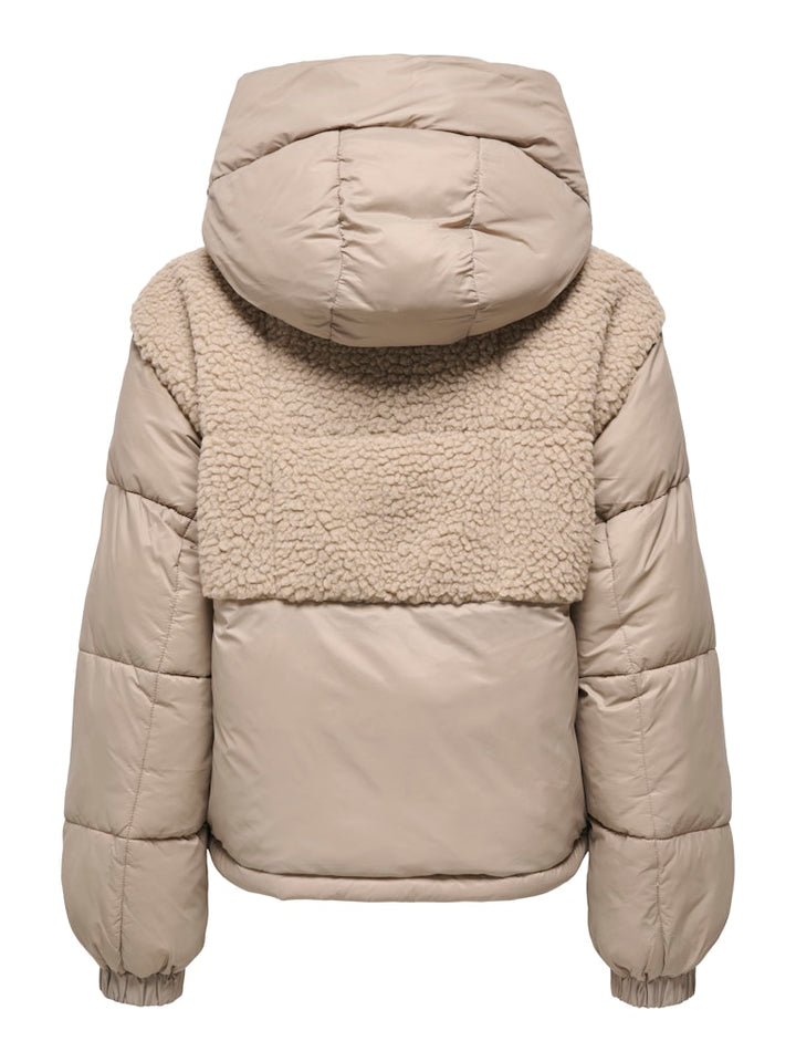 Onlagnes Life Teddy Mix Puffer Cs Otw - Taupe